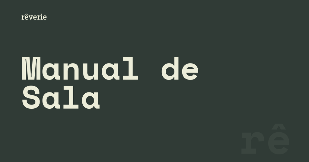Manual de Sala